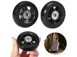 Rodas De Borracha Para Mala 80mm 24mm Kit De Reposição Com 2 Unidades Rnemitery