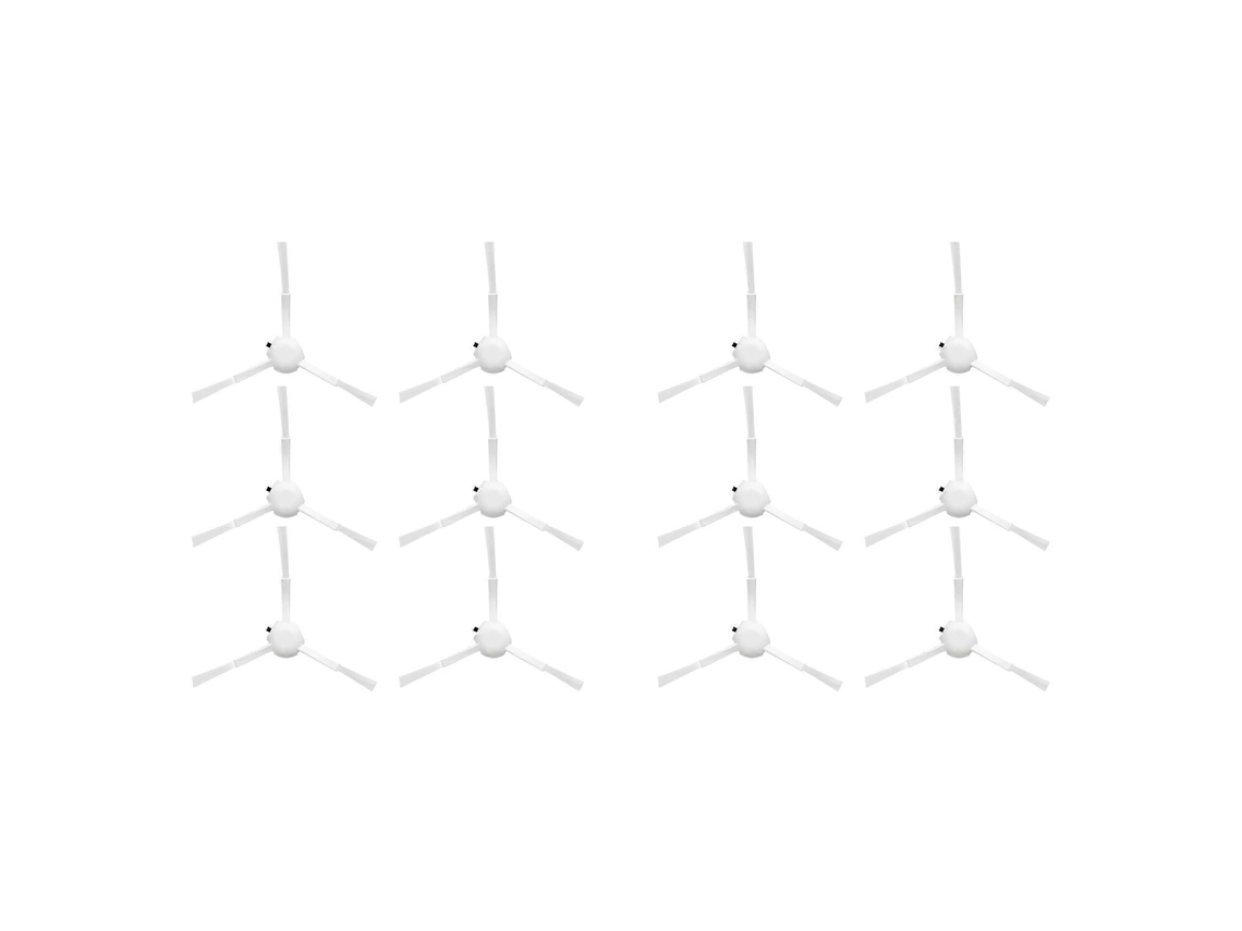 Escova Lateral 12x Para Xiaomi X20+ /x10+ Para Dreame L10s Ultra, L10 Ultra, L10 Prime, L10s Pro Gen 2, S10, S10 Pro, S20_ptg