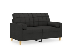 2-seater Sofa, 2-seater Sofas Vidaxl Preto Tecido (n/a)