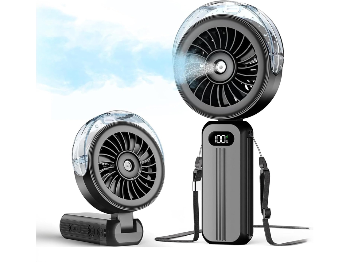 Mini Ar-condicionado Pessoal Silencioso Com 3 Velocidades E Luz Led.