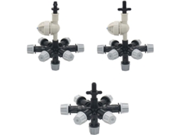 Bocal de Irrigação Jardim com Nebulizador 1 Conjunto Bicos Anti nebulizador Suspensos Transversais | S/MARCA