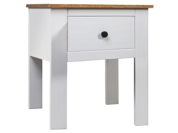 Bedside Cabinet, Bedside Cabinets Vidaxl Branco Madeira De Pinho (n/a)