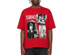 Rockinstone Scarface World Is Yours Collage Red T-shirt Size:s