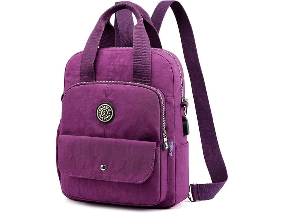 Mochila para Mulher Nylon Impermeável, Casual, Multifuncional | S/MARCA