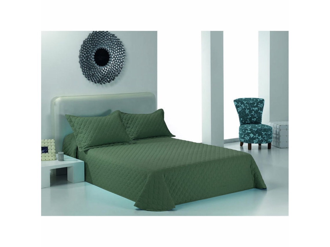 Colcha HOSTELINE RETRO (Cinzento Pérola - 180 x 260 cm)