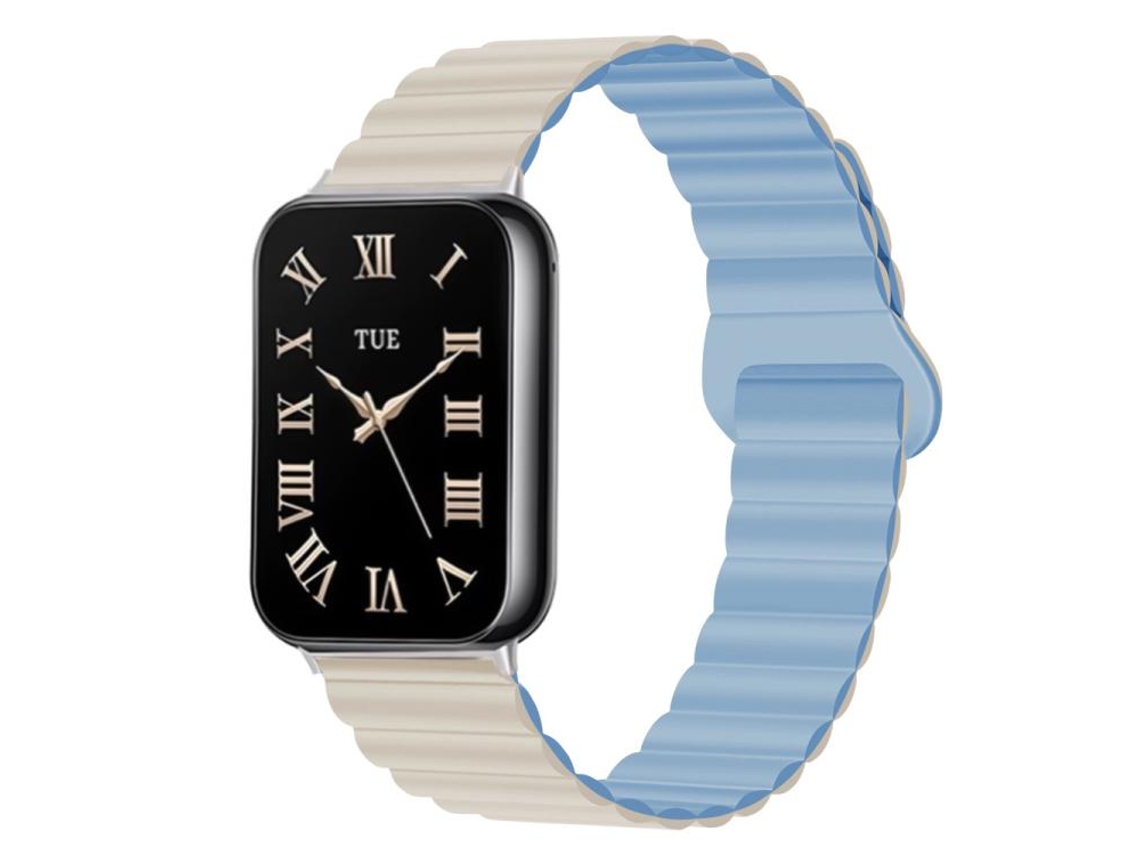 Bracelete para Samsung Galaxy Watch 7/6/5/4 loop nylon fivela magnética roxo fumaça XIAOMOYU
