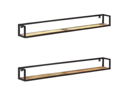Wall Shelf, Wall Shelves Vidaxl Branco Madeira (160 Cm)