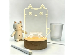 Luminária De Leitura Personalizada Diy Alimentada Por Usb Caneta Apagável Com Luz Ambiente Led Quente Para Anotações E