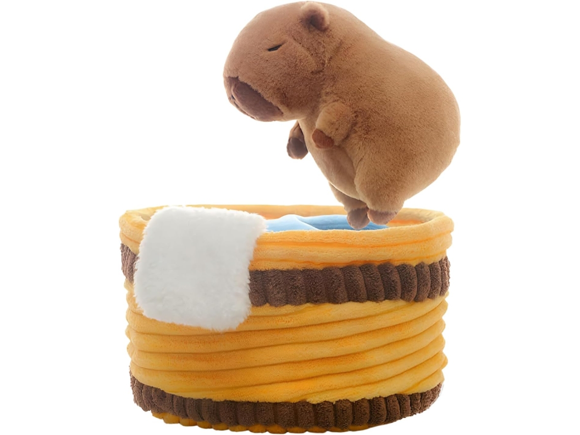 Capivara De Pelúcia Fofa, Macia E Adorável Para Decoração De Casa