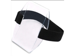 Conjunto De 5 Porta-crachás De Pulseira Com Cinto Ajustável.