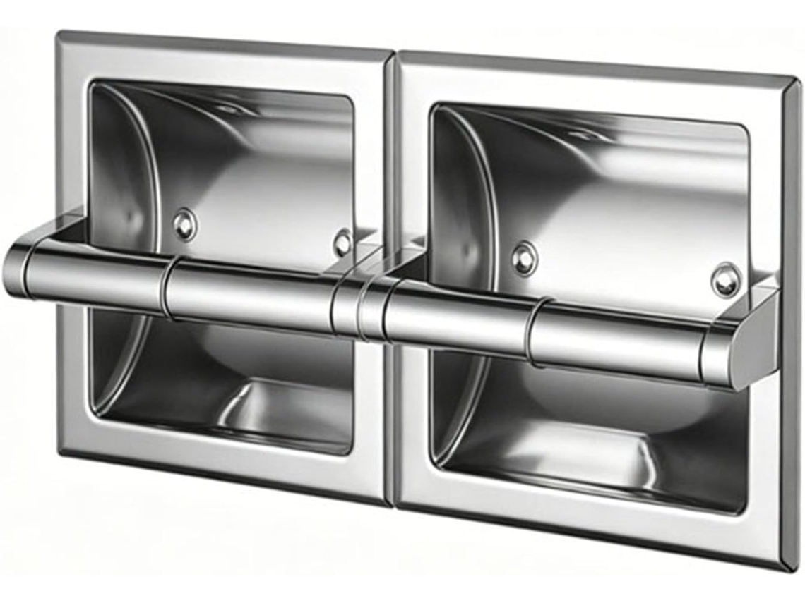 Suporte Para Papel Higiênico Karlak Em Aço Inoxidável 304, Design Compacto Para Montagem Na Parede, Ideal Para Banheiro