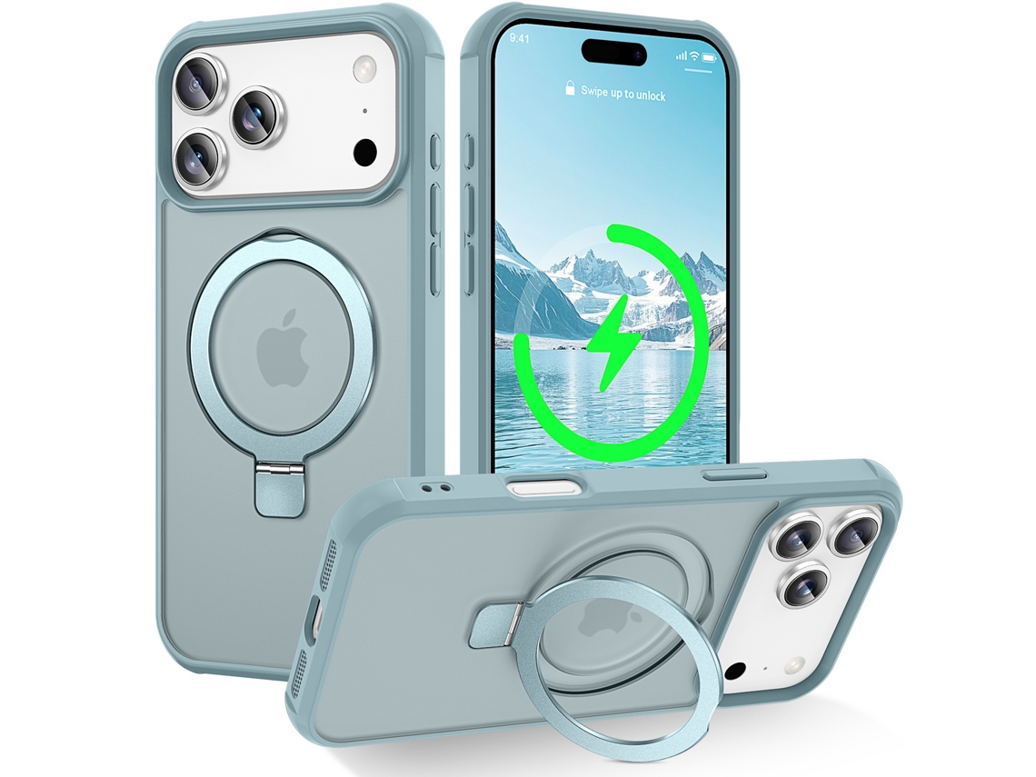 Capa De Celular Com Suporte Magnético E Anel Para Iphone 11 Pro Max De 6,5 Polegadas, Roxa