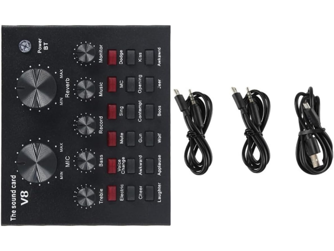 Mesa De Som Profissional Em Metal Preto Com Volume Ajustável