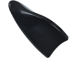Antena Tipo Barbatana De Tubarão Em Abs Preto E Metal Para Carros Com Suporte.