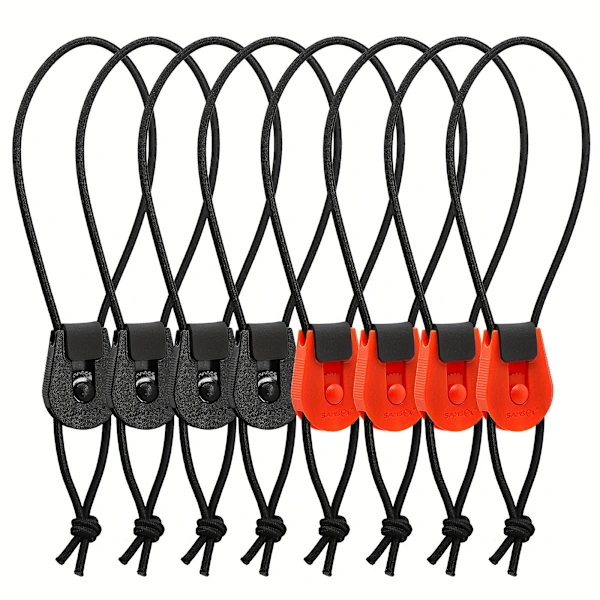 Conjunto de 8 Tiras para Varas Pesca Samsfx Velcro Resistentes com Faixas Elásticas, Compatíveis Arremesso, Spinning e Carretel Fixo Db AQUAFORGE