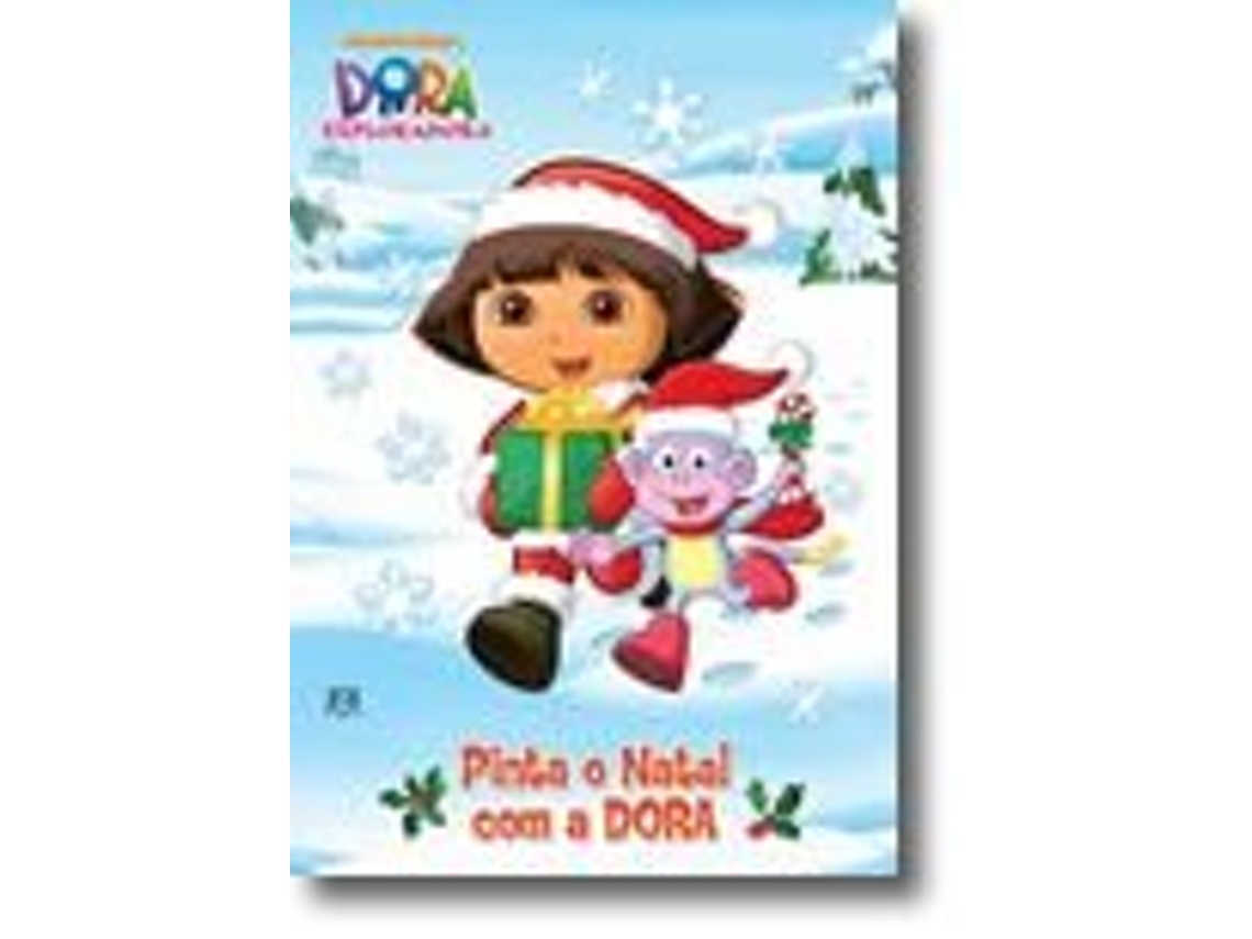 Livro Pinta o Natal Com a Dora