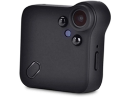 Câmera De Ação Mini Hd Para Uso Interno E Externo, Preta