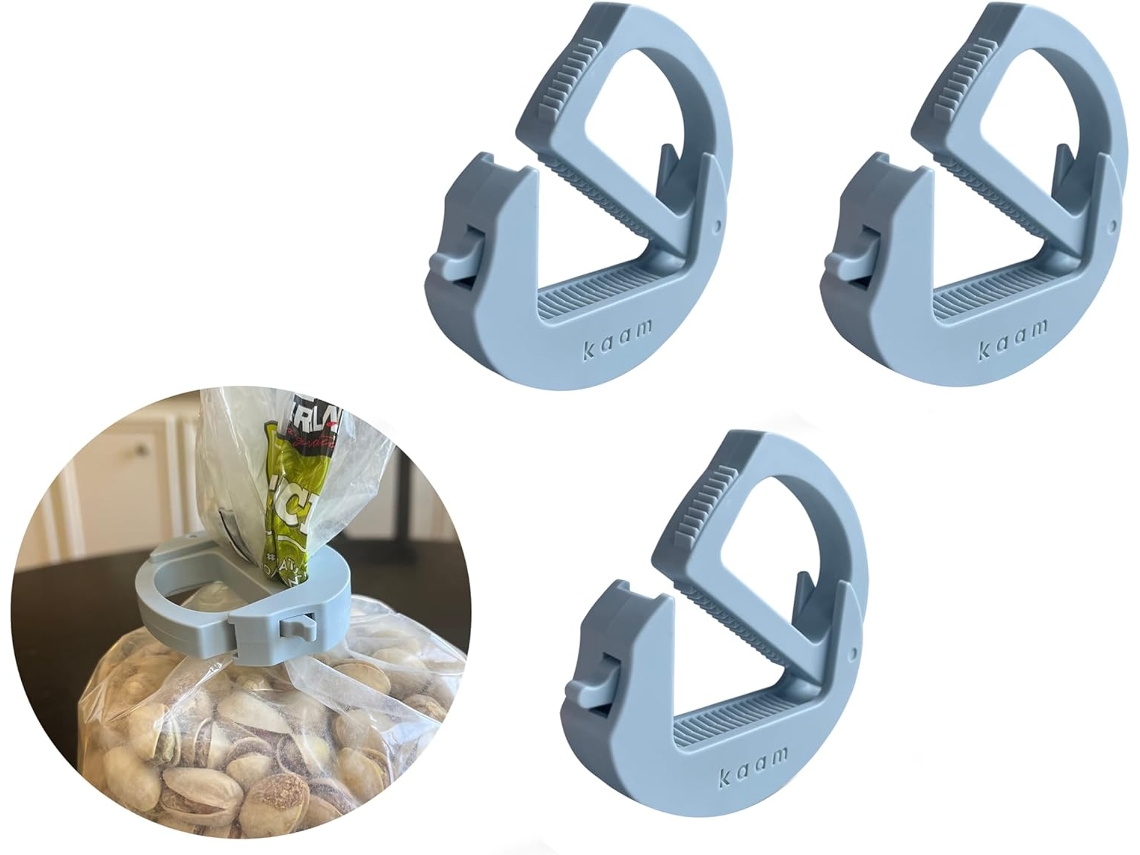 Prendedores Reutilizáveis Para Sacos De Pão E Alimentos, Fecho Hermético, Armazenamento Magnético