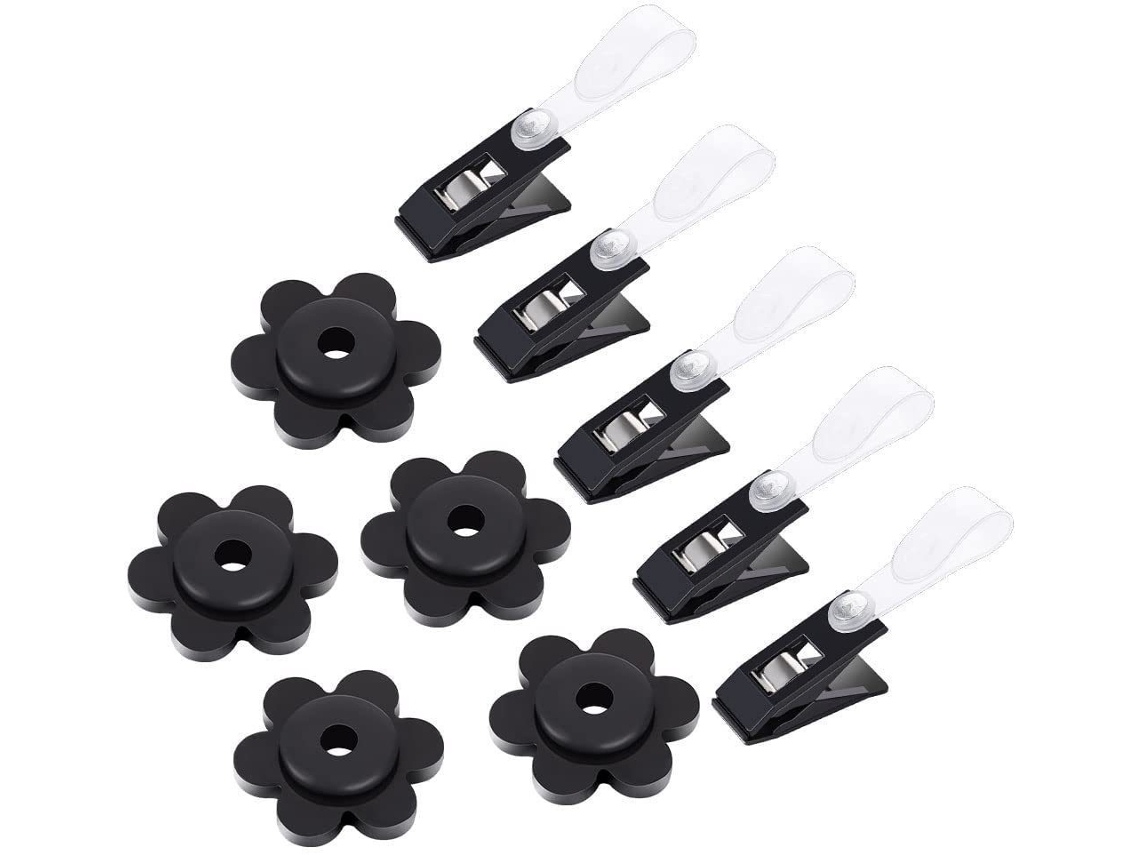 Amarras de nylon AQUAFORGE para plantas, pacote com 10