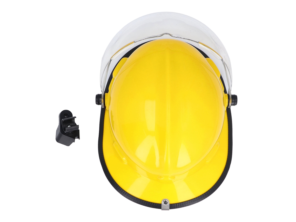Casco De Rescate Contra Incendios Con Visera Retardante De Llama Ajustable Resistente A Impactos Protección Total Cabeza Bombero