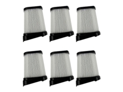 Conjunto De 6 Filtros Hepa Para Aspirador De Pó Shark Dx / Wv515jgy / Wv515jor / Wv516jbk - Peças De Reposição
