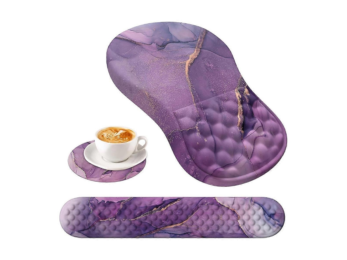 Lurelia Descanso De Pulso Ergonómico Para Teclado E Rato Espuma Confortável