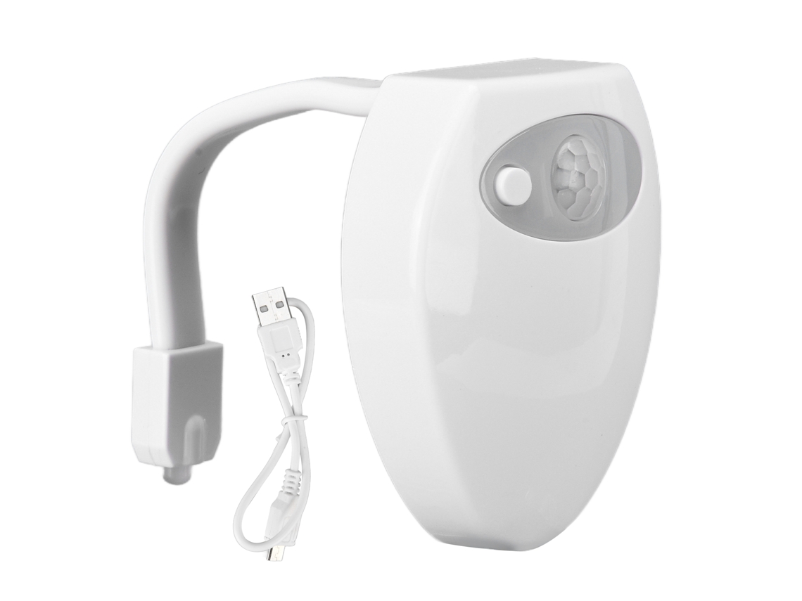 Lâmpada para Vaso Sanitário com 8 Cores, Sensor Inteligente, Longa Duração e Durabilidade. CHABERLU