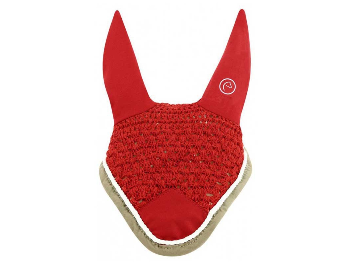 Capa de Orelha Anti-Mosca Polyfun Vermelho Fullequitheme
