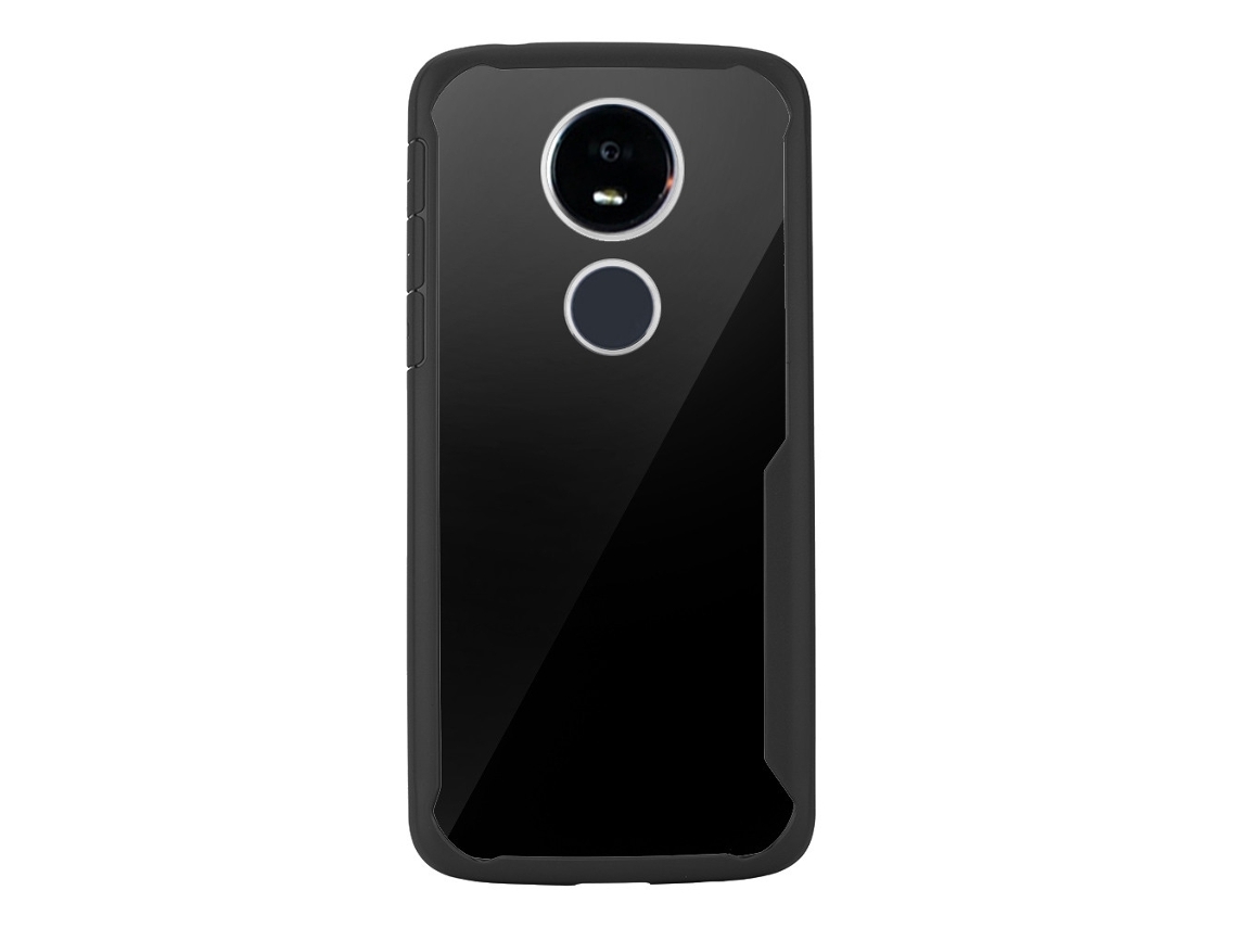 Capa de telefone EOOCOO para Motorola E5 Plus, silicone transparente, antichoque