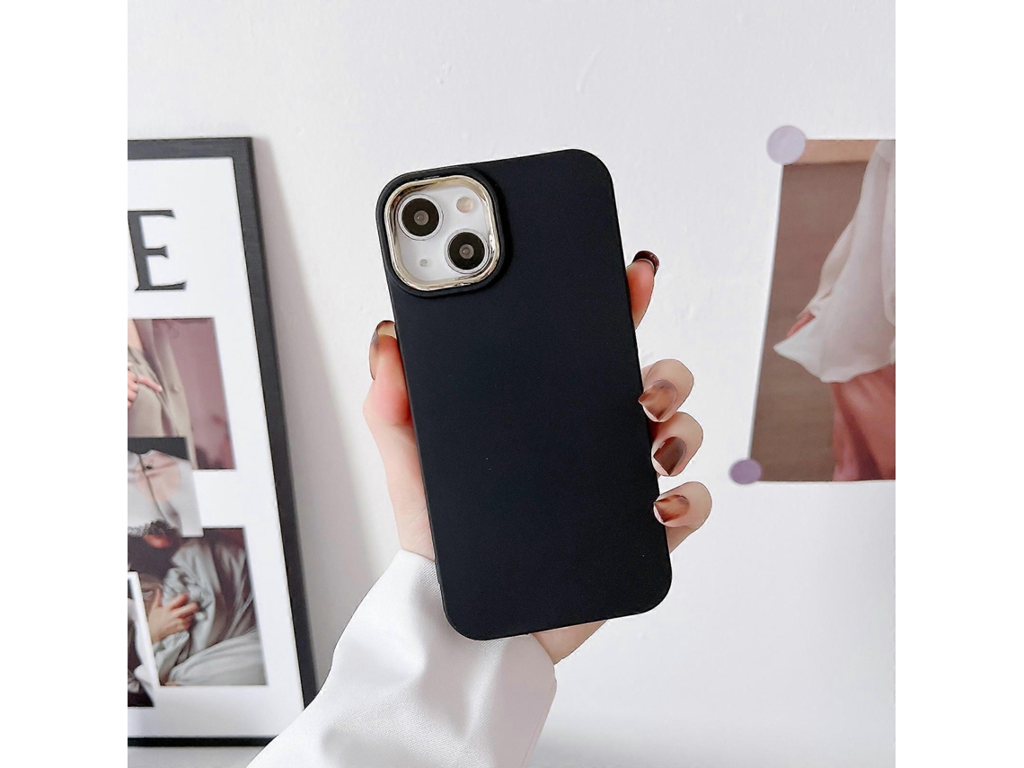 Capa De Celular Com Galvanoplastia Líquida E Flanela Para Iphone 14 Max