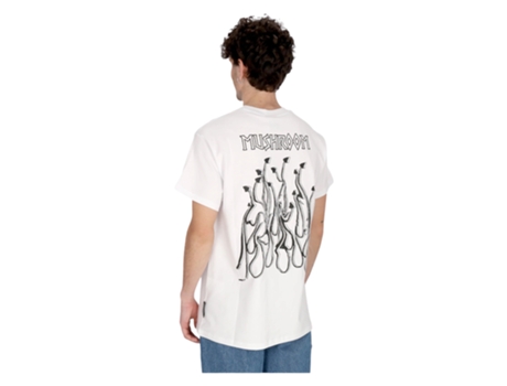 T-shirt Unissexo Mushroom Algodão Branco (l)