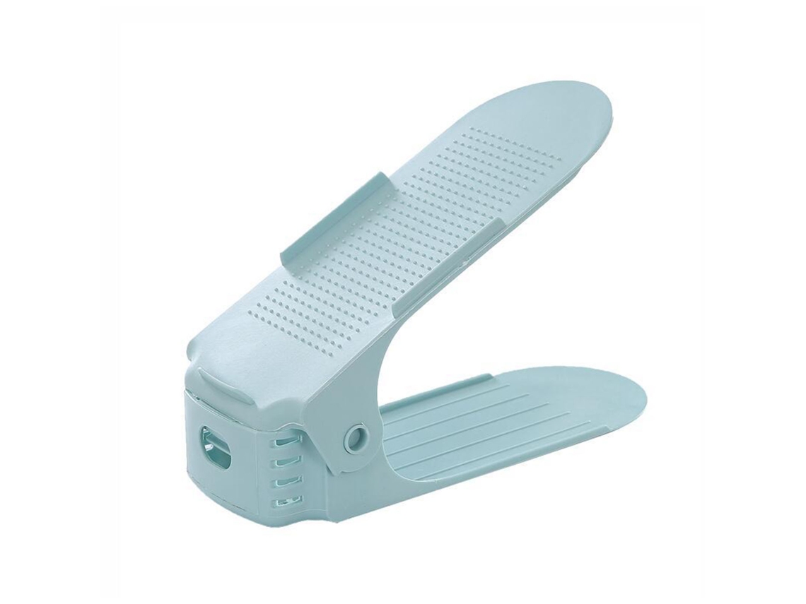 Suporte para Sapatos Duas Camadas Ajustável Organizador Economizador de Espaço para Salto Alto Tênis Chinelos | S/MARCA
