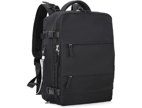 Mochila de viagem feminina com mochila para laptop à prova dágua com bolsa escolar separadora de sapatos