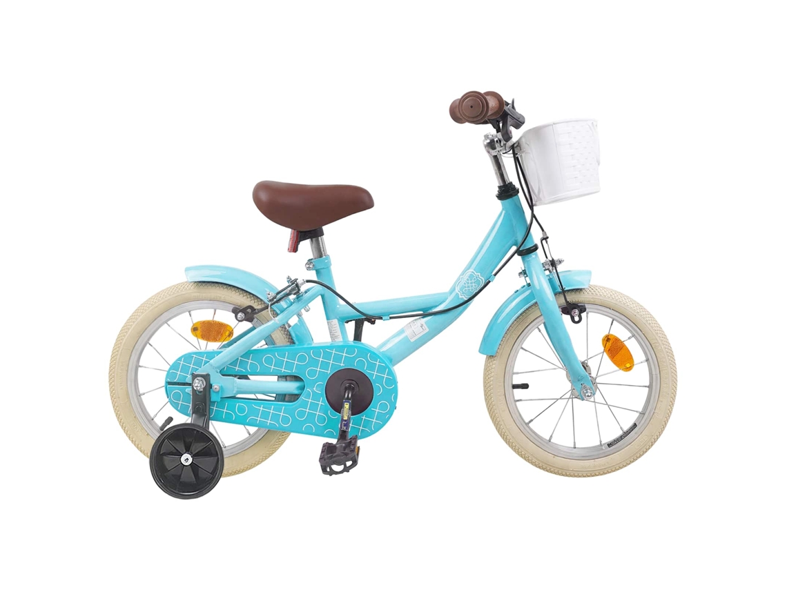 Vidaxl Bicicleta Infantil 12 Polegadas Para 2-4 Anos Azul-claro