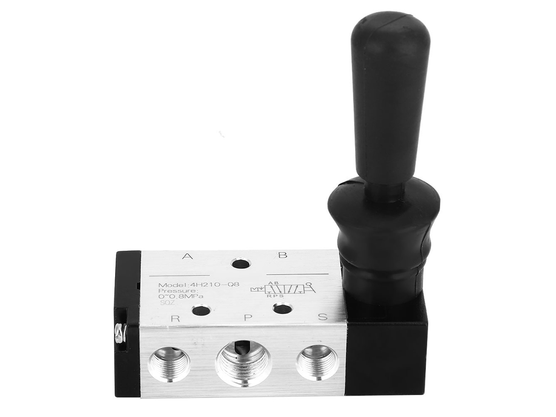 Válvula Pneumática Mecânica Laxiscreed De 2 Posições E 5 Vias Com Interface Pt1/4
