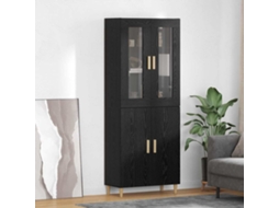 Vidaxl Buffê Carvalho Preto 69,5 X 34 X 180 Cm
