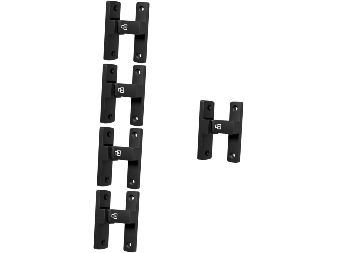 Popetpop Conjunto De 5-travas Para Porta Celeiro, Reforçadas, Para Segurança De Portões Jardim