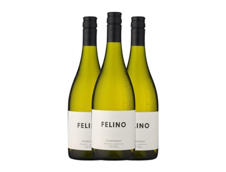 Vinho Branco VINA COBOS Felino Chardonnay Mendoza 0.75 L 3 Unidades