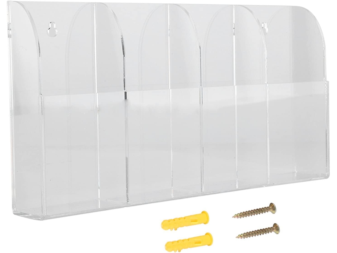 Suporte de Acrílico para Controle Remoto de Ar Condicionado, Tv Box e Outros Dispositivos de Tv a Cabo, Fixado na Parede. SFUSHOS