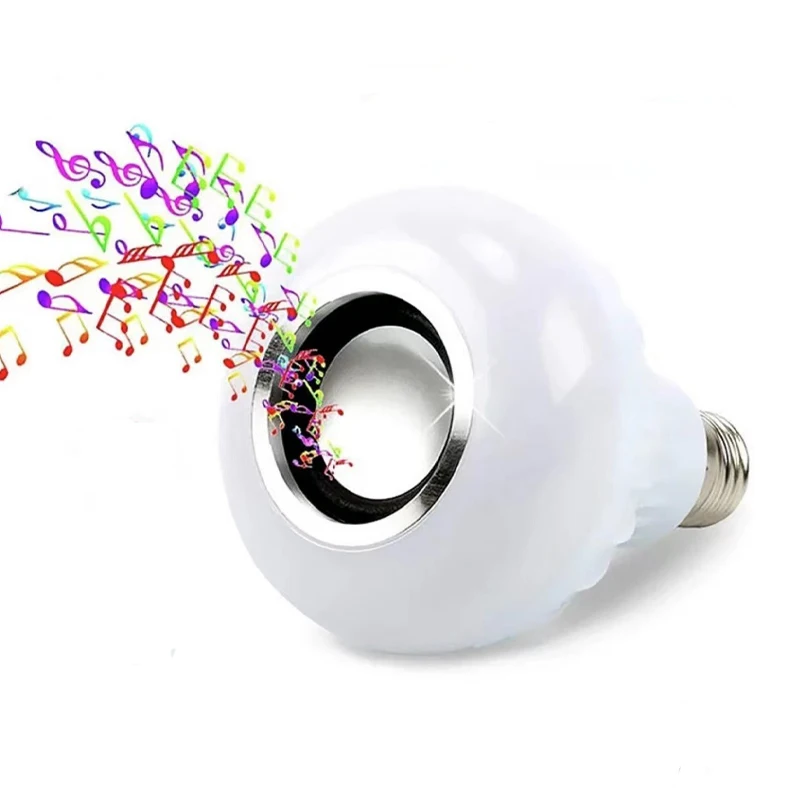 Caixa de som MDUG inteligente com luz RGB, controle remoto