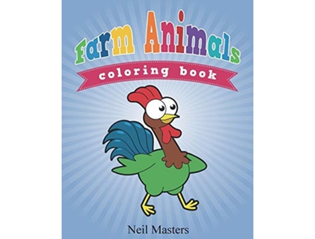 Livro Farm Animals Coloring Book De Neil Masters (inglês)