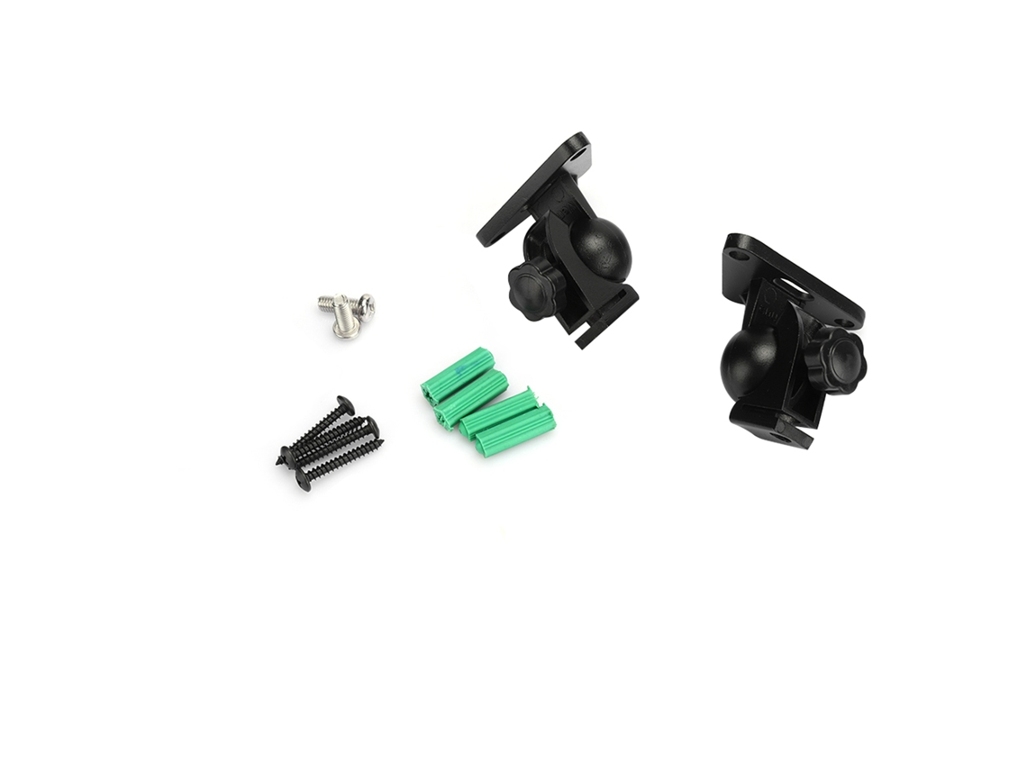 Suporte de parede metálico preto AQUAFORGE para alto-falante Sonos Play 1
