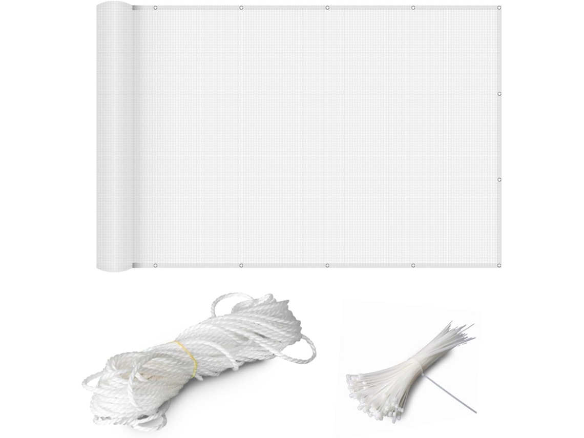 Tela De Privacidade, Guojun, 105 X 200 Cm, Material Alta Qualidade, Opaca, Resistente Aos Raios Uv