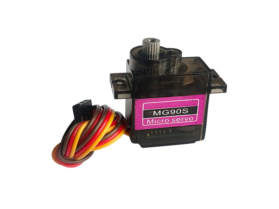 Servo MG90S 12G com engrenagens metálicas, totalmente em metal, para aeromodelismo Asa Fixa com controle remoto. MDUG
