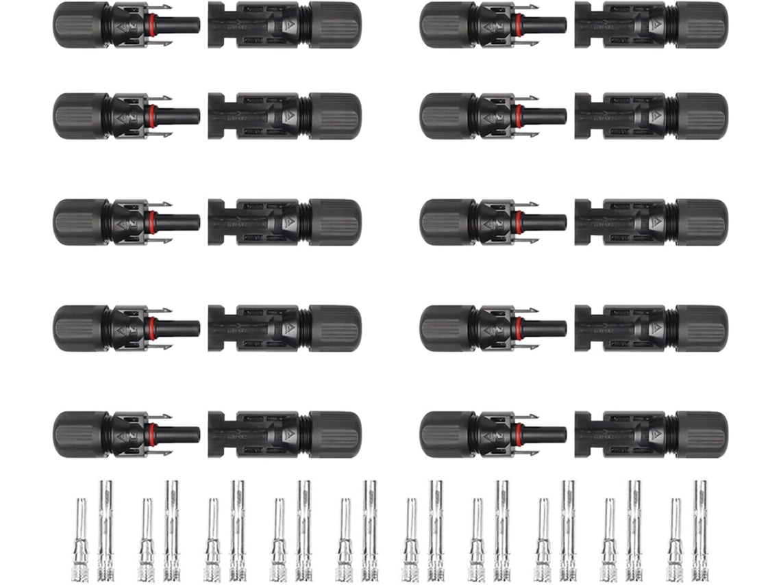 Adaptador Com Conectores Macho E Fêmea Para Painéis Solares |