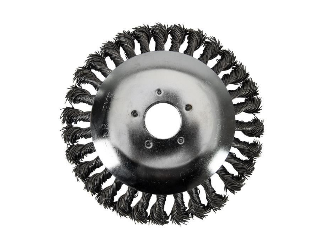 Escova de Aço Ø 150Mm para Remoção de Musgo para Roçadeira Furo 25,4 Mm Cinza VITO