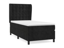 Box Spring Bed, Box Spring Beds Vidaxl Preto Veludo (100 X 200 Cm)