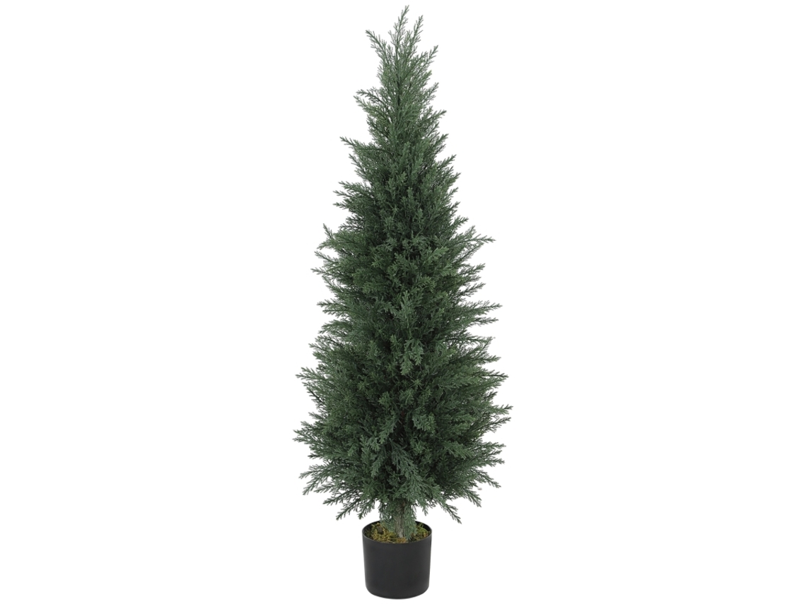 Cipreste Artificial 120cm Uv Vaso Realista Varanda VELTRIX