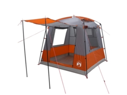 Conjunto 1 Tenda De Festa Vidaxl Cinzento Poliéster (4 Pessoas)