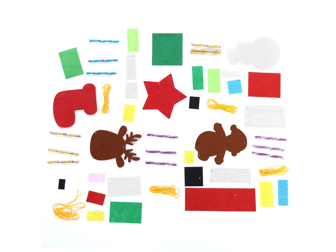 Laxiscreed Pack De Sino De Natal Para Artesanato E Decoração De Árvore Com Pendentes